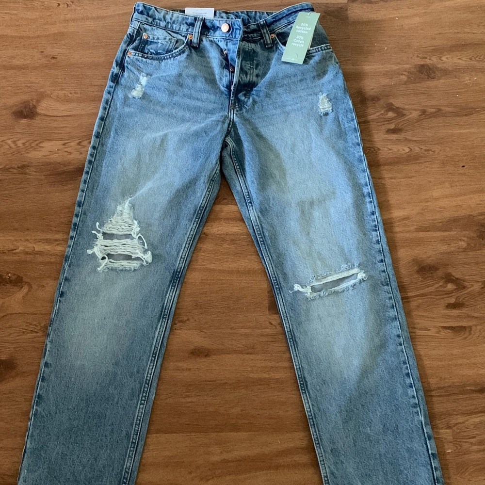 Medium wash never worn H&M 90s boyfriend jeans